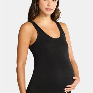 Black Maternity Tank Top